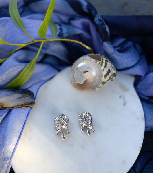 Molten Orbit Solid Studs Earrings