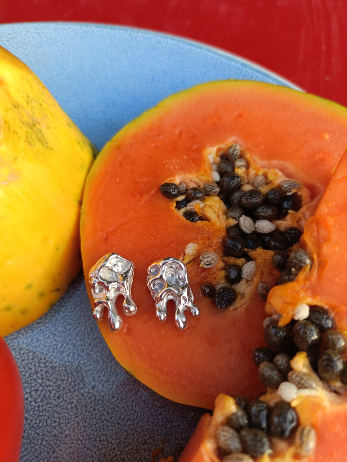 Molten Orbit Solid Studs Earrings