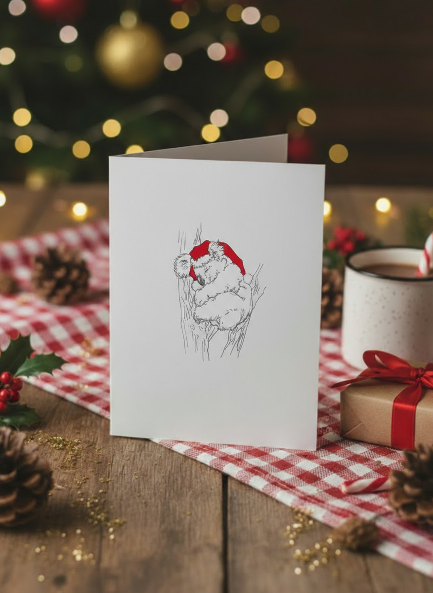 Koala bear  Christmas Card