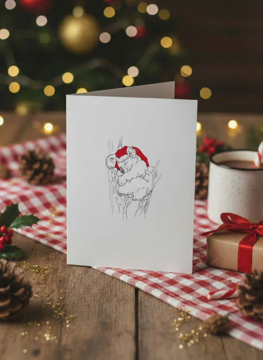 Koala bear  Christmas Card