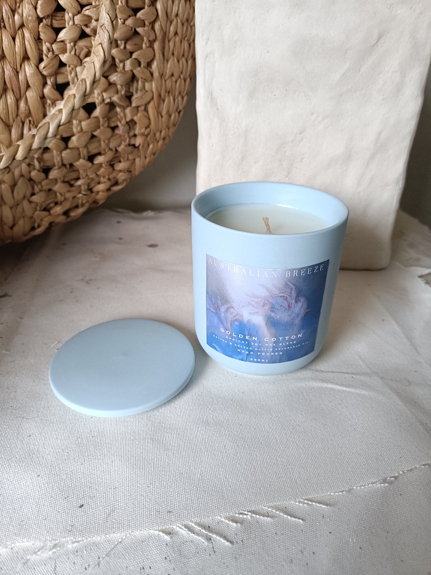 Golden Cotton Scented Candle