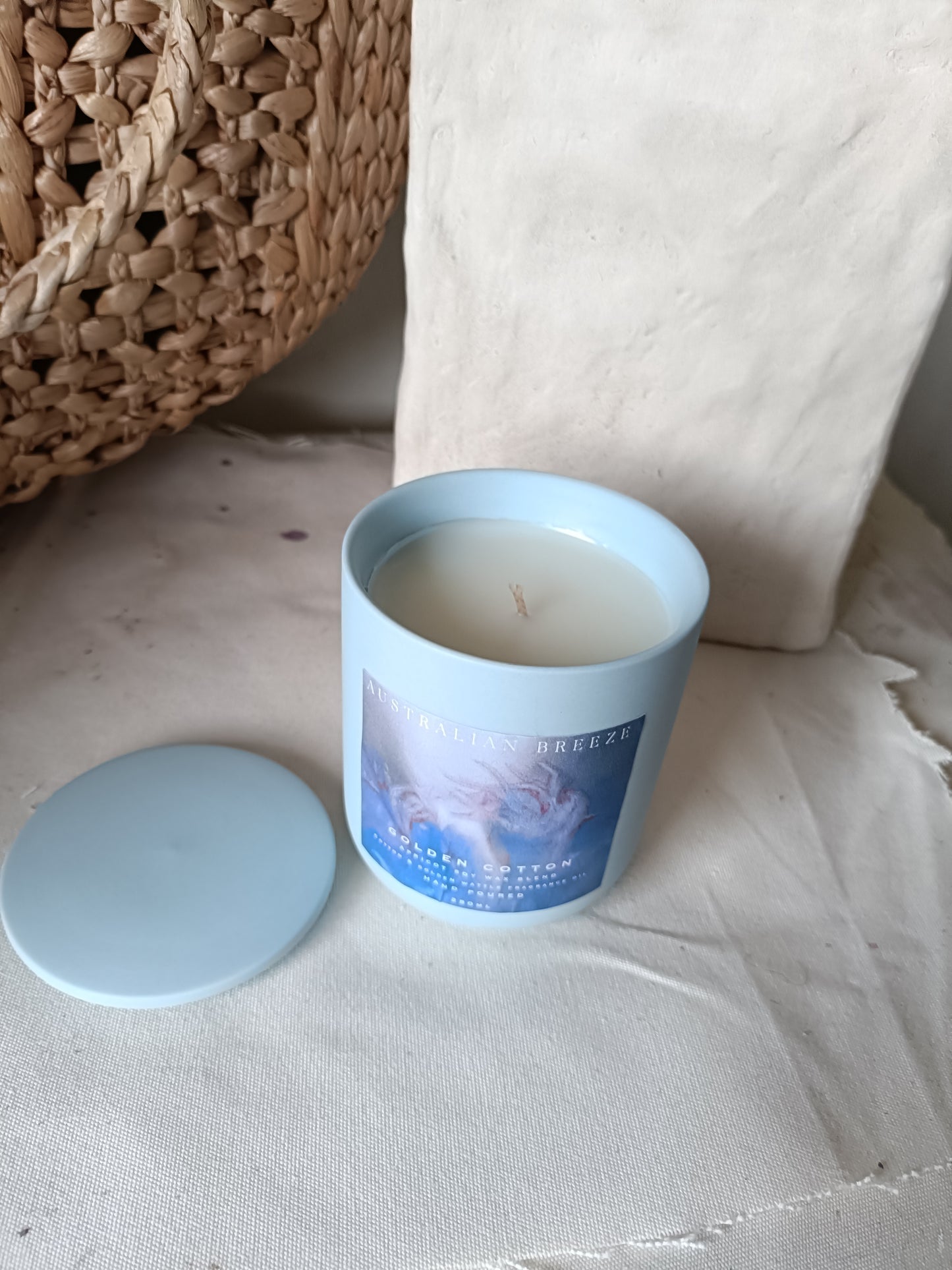 Golden Cotton Scented Candle